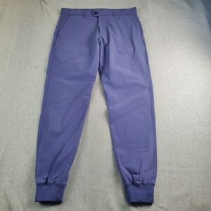 Greyson Montauk Golf Joggers Mens 32 Purple Performance Stretch